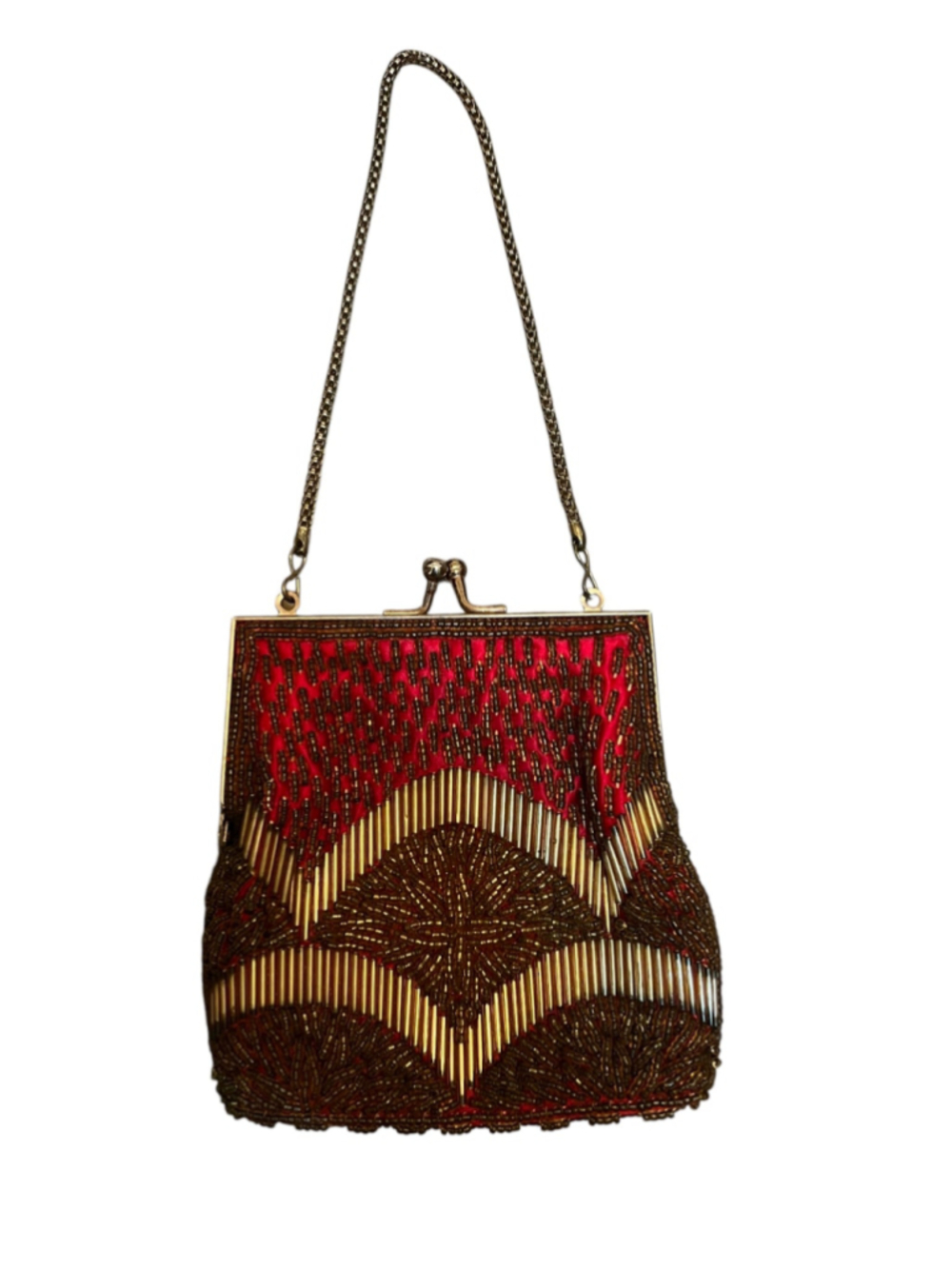 Vintage Art Deco Small Beaded Purse